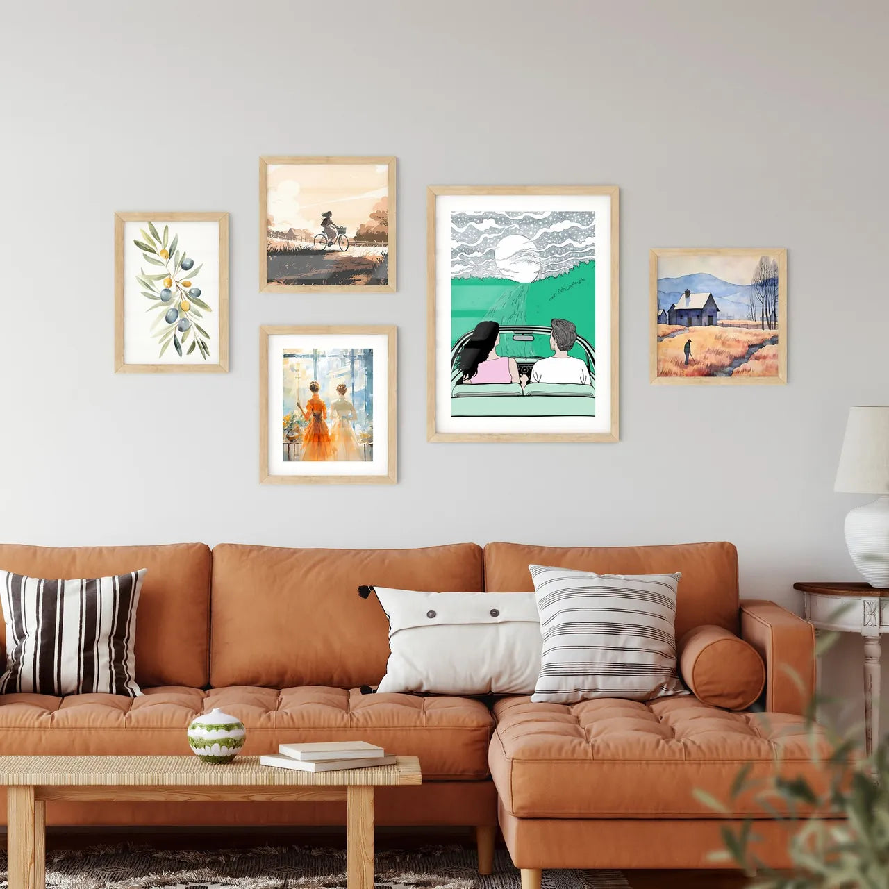 Just Married - Newlywed Cou Wall Art