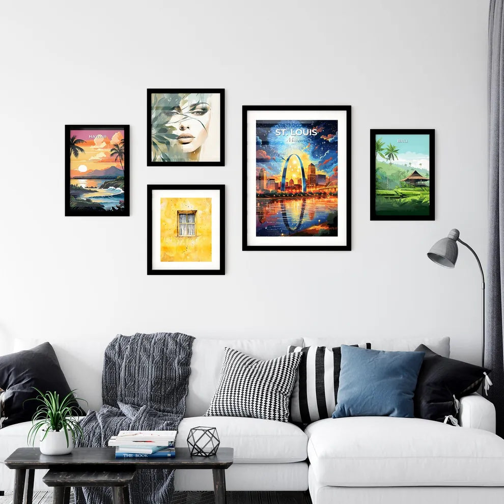 St Louis Missouri Skyline - A Fireworks Over A City - Customizable Travel Gift Default Title