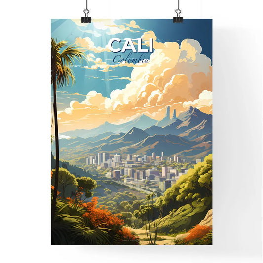Cali Colombia Skyline - A Landscape Of A Cit Poster