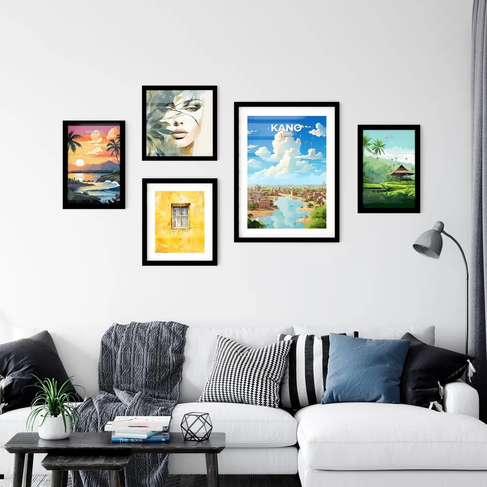 Kano Nigeria Skyline - A City With Buildings And A Body Of Water - Customizable Travel Gift Default Title
