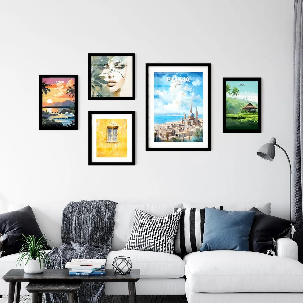 Palma Spain Skyline - A City With A Large Building And A Body Of Water - Customizable Travel Gift Default Title