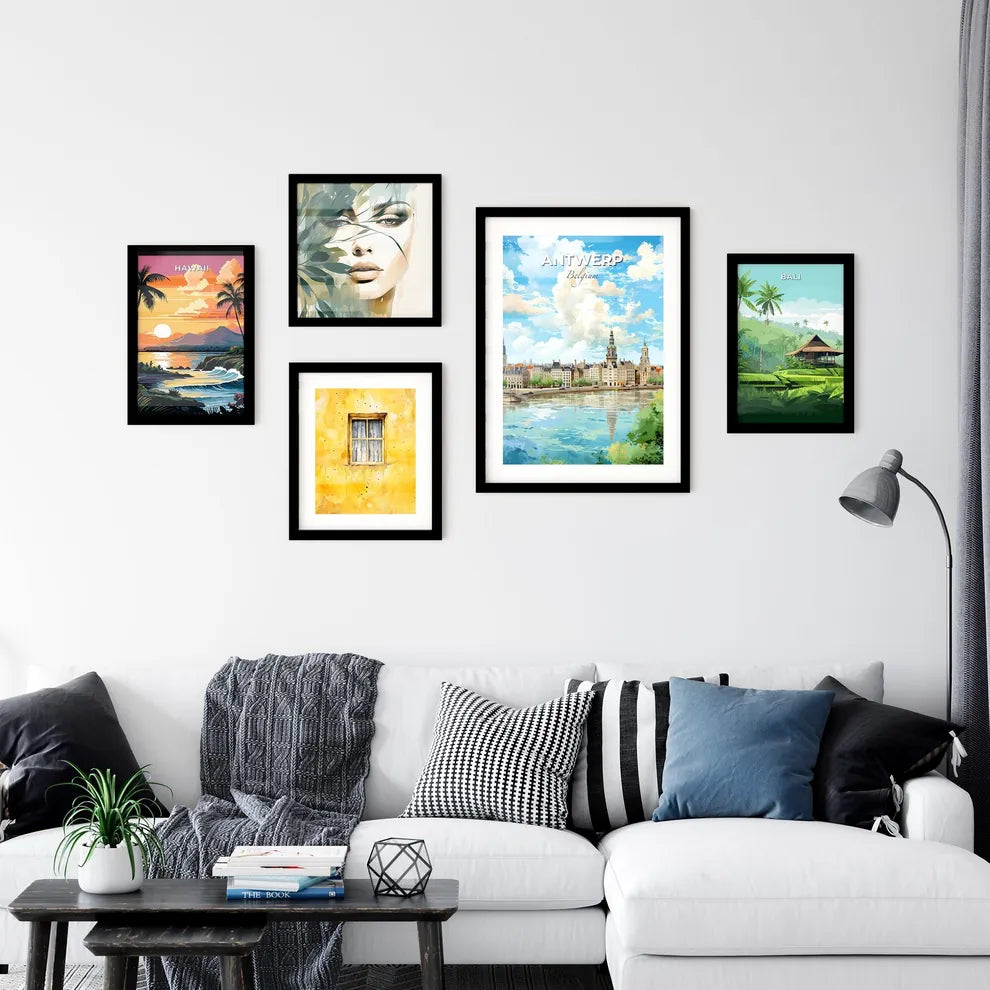 Antwerp Belgium Skyline - A Water Next To A City - Customizable Travel Gift Default Title