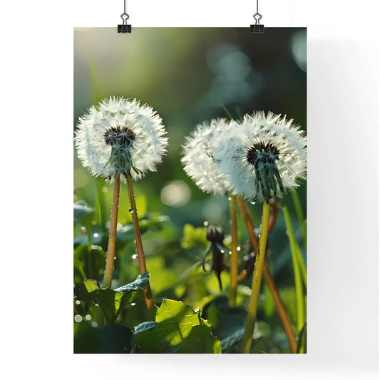 A Poster of On a light green background Poster