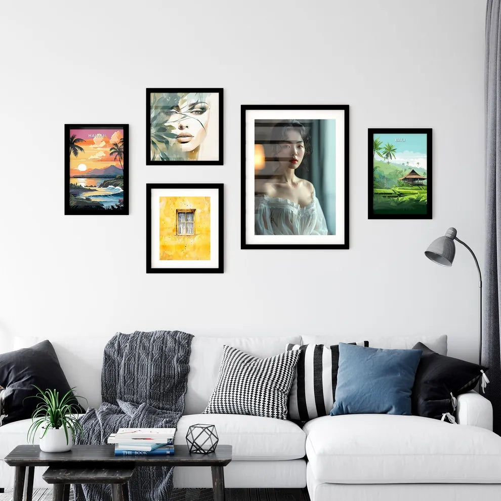 A Poster of A well-lit room with neutral-col Wall Art