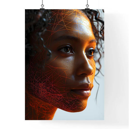 A Poster of drawing - A Close Up O Poster