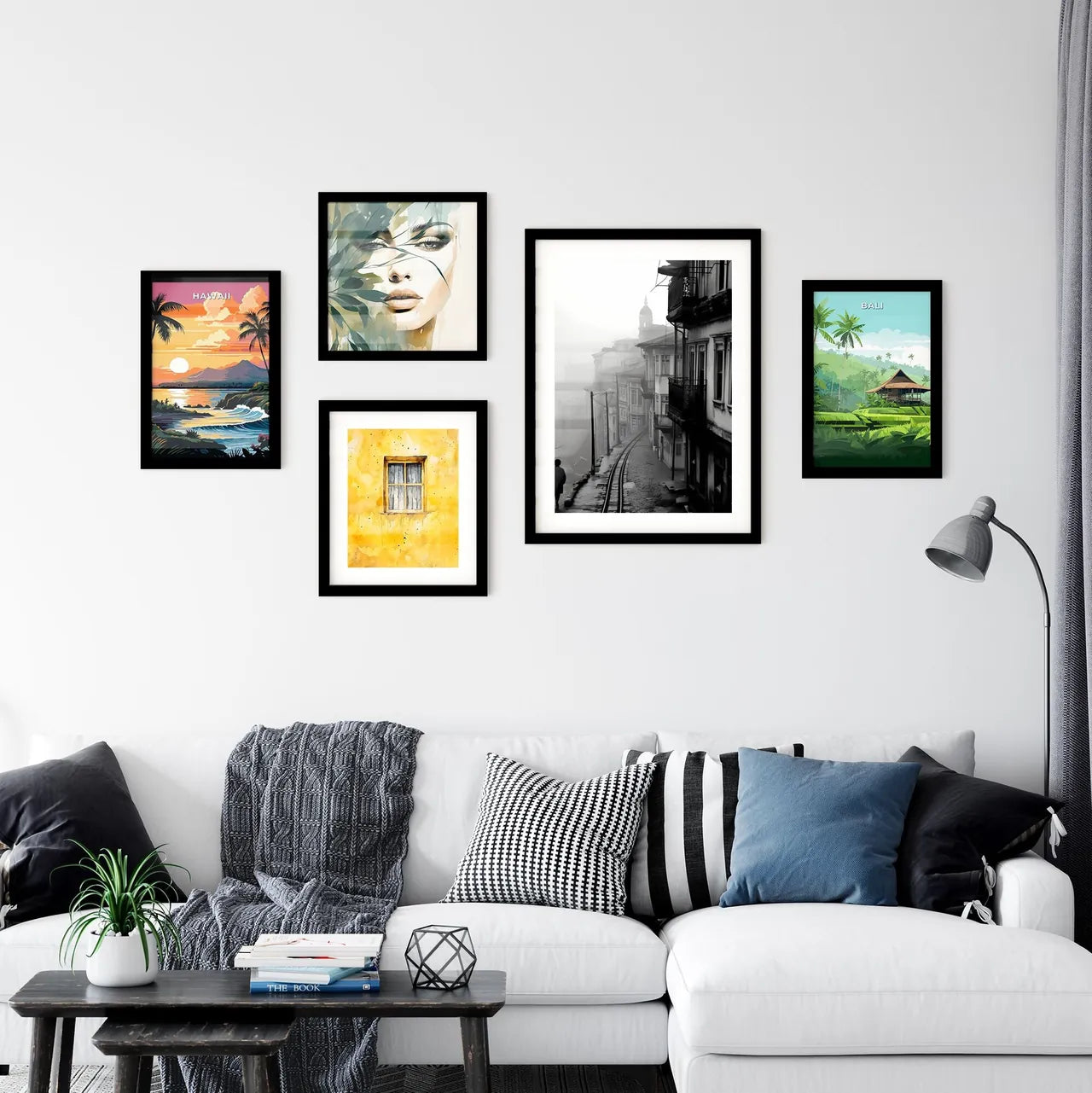 A Poster of Istanbul - A Person Walking Down A Narrow Street With Buildings In The Background Interior Design