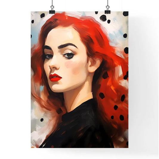 A Poster of young glamorous woman - A Woman Poster