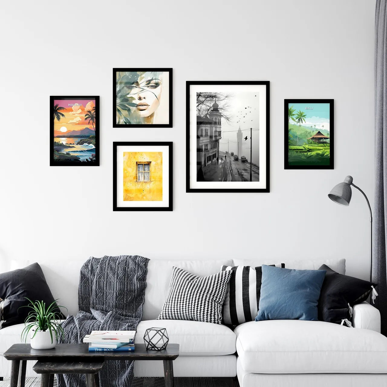 A Poster of Istanbul - A Street With Cars And A Tower In The Background Interior Design