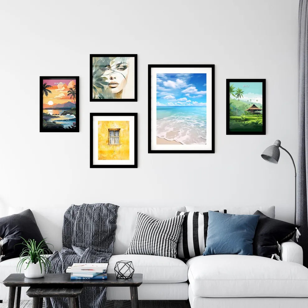 A Poster of On the beach in the south - A Be Wall Art