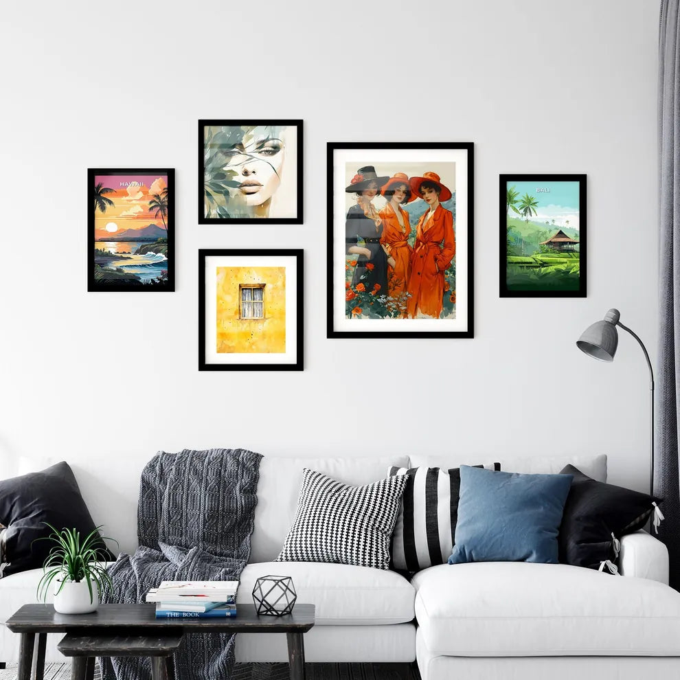 A Poster of vintage cut-out-and-keep fashion Wall Art