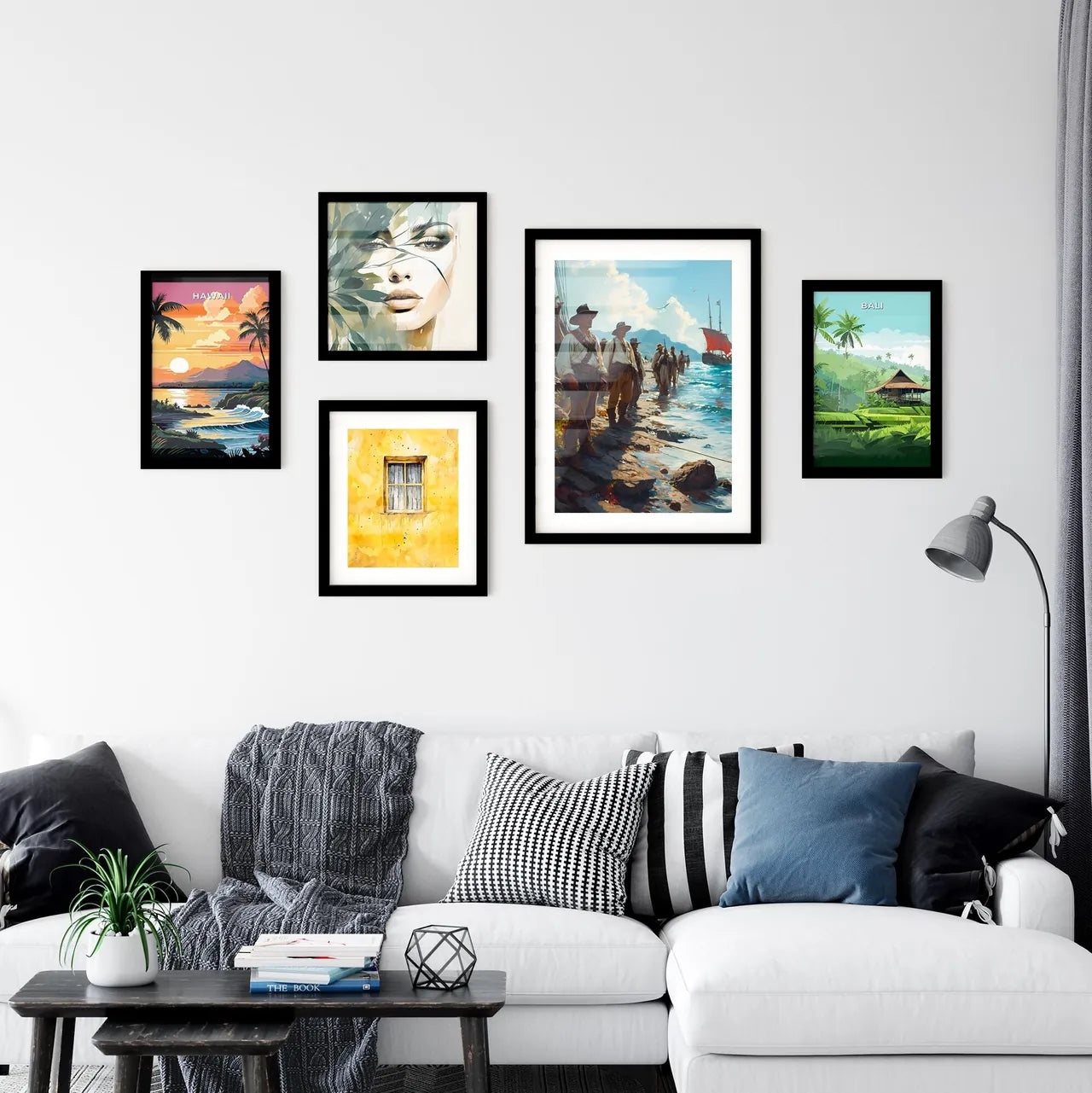 A Poster of injured soldiers - A Group Of M Wall Art