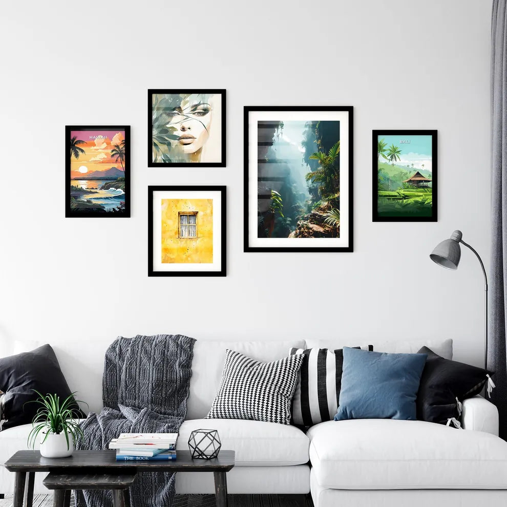 A Poster of Rainforests landscape Art Print