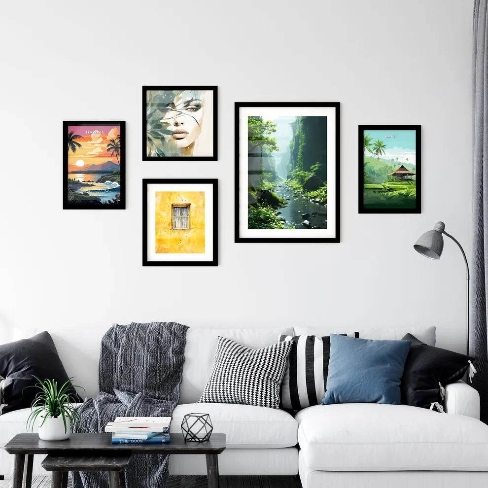 A Poster of Rainforests landscape Art Print