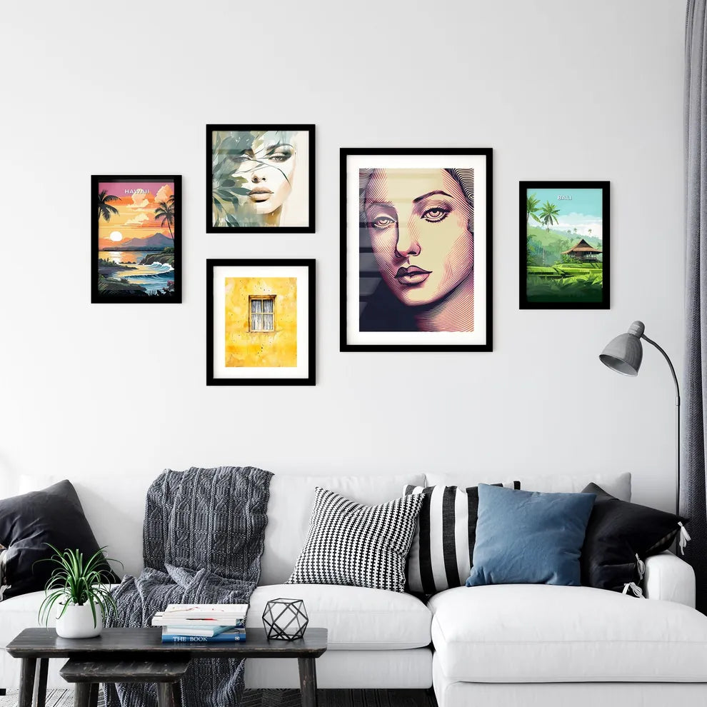 A Poster of gorgeous 4 color travel poster - Wall Art