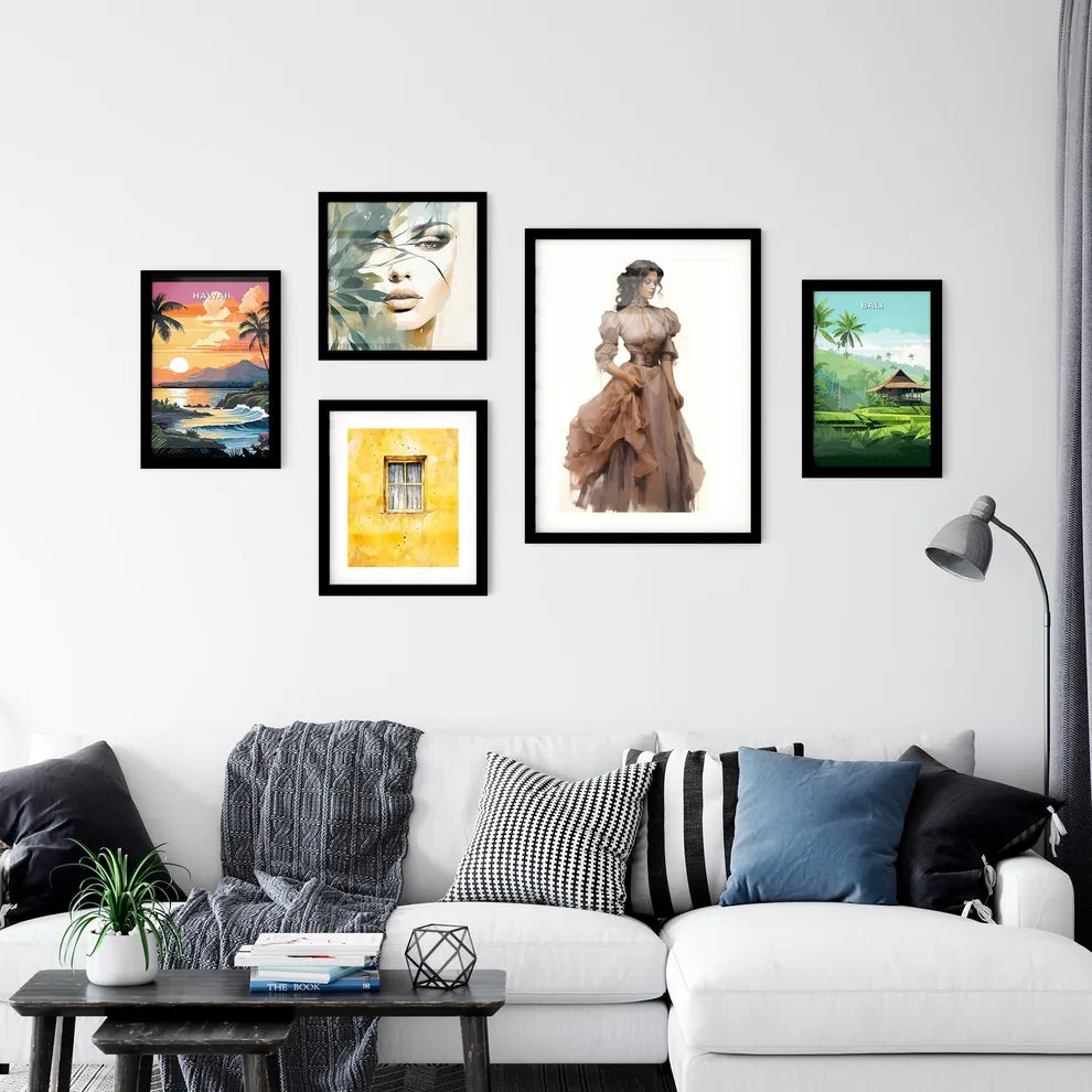 A Poster of Beautiful victorian dress - A Wo Wall Art