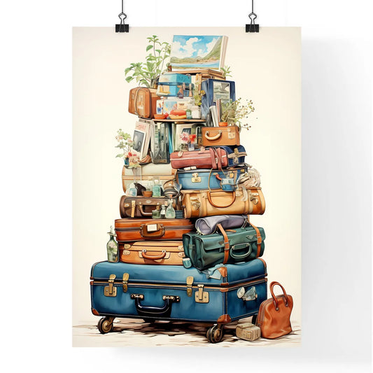 Pack your bags with adaptability today - Art Poster