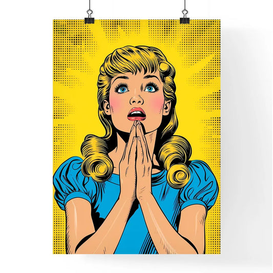 Saint mary anime - pop art style - comic boo Poster