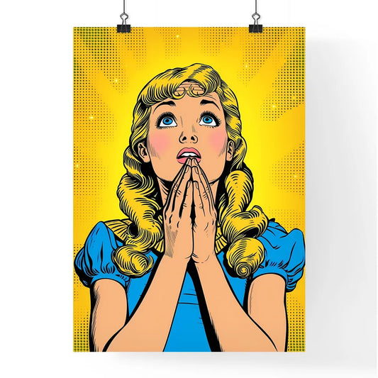 Saint mary anime - pop art style - comic boo Poster
