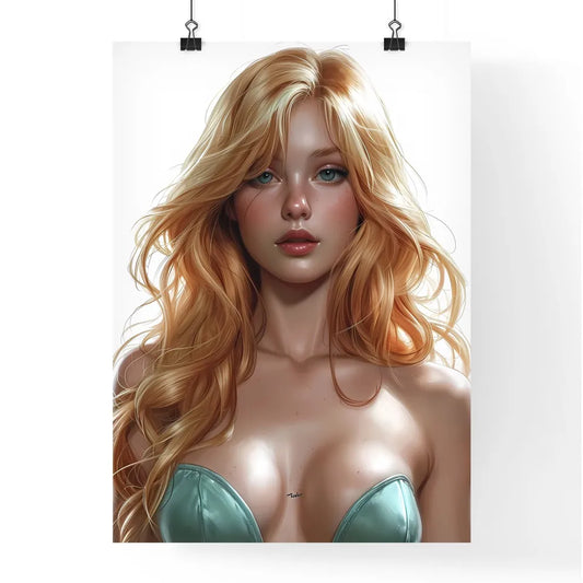 Poster of a pin up with white background - A Poster