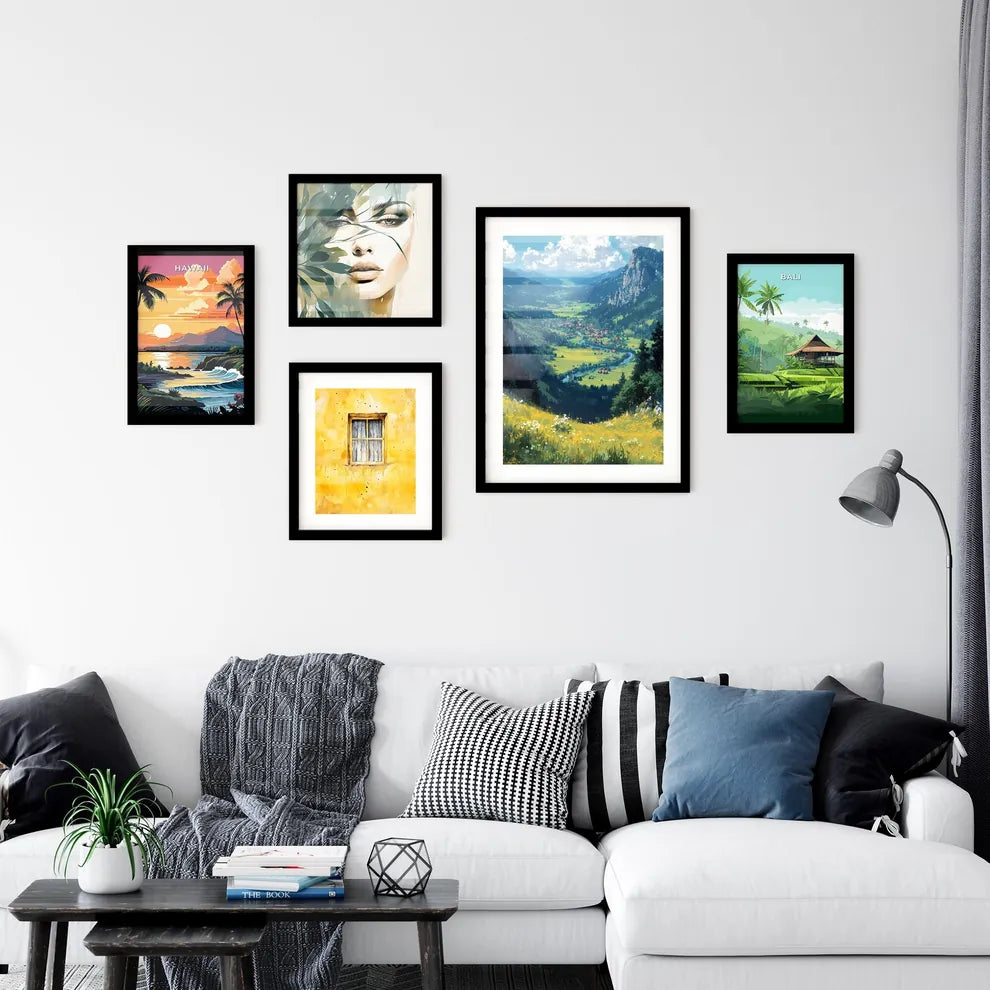 A landscape of the German countryside - Art Wall Art