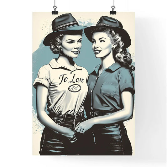 LGBT couple Born To Love - Art print of two Poster