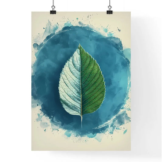 Amidst minimalist strokes lies an abstract l Poster