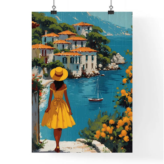 Orange Tree Vintage Art - Art print of a wom Poster