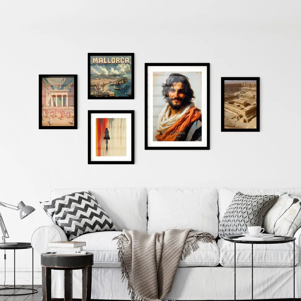 Al-Ma'arri, 973 - 1057, A Poster of a man with a beard and a scarf Default Title