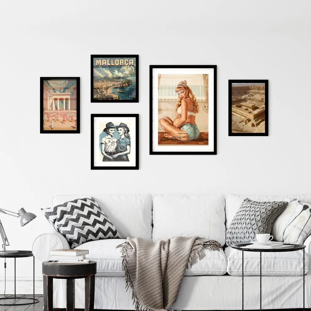 Pregnant woman Wall Art