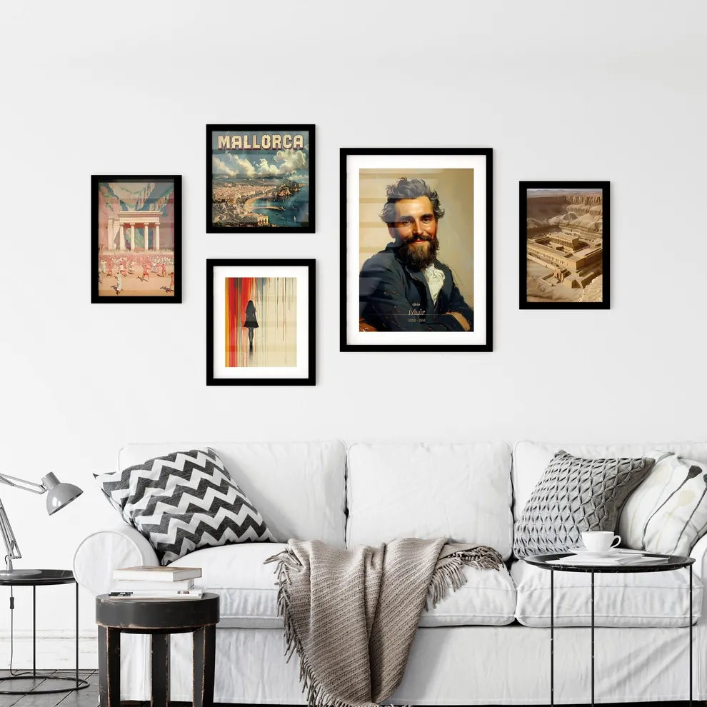 John, Muir, 1838 - 1914, A Poster of a man with a beard Default Title