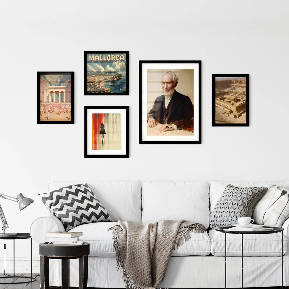 Paul, Broca, 1824 - 1880, A Poster of a man sitting at a table Default Title