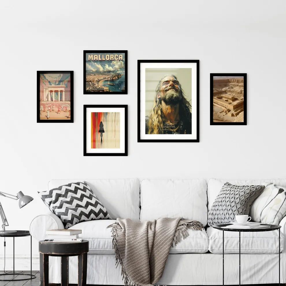 Ragnar, Lothbrok, c. 9th century - c. 865, A Poster of a man with long hair and beard smiling Default Title