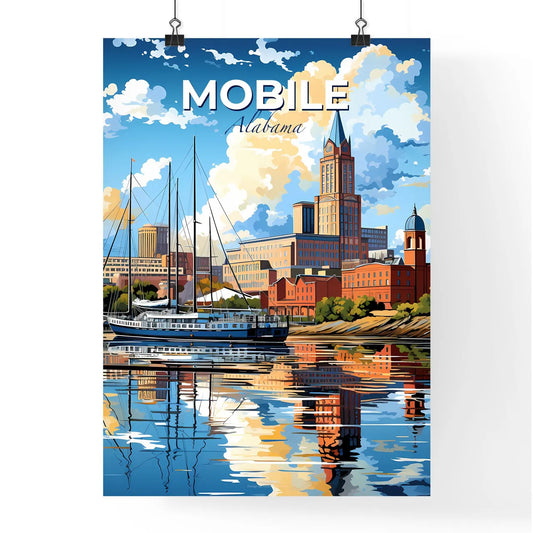 Mobile, Alabama, A Poster of a boat on the water Default Title