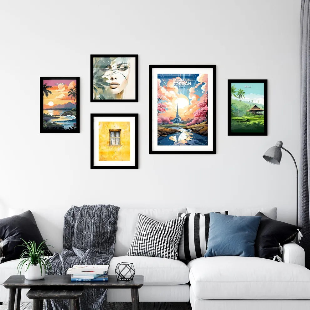 South Jordan, Utah, A Poster of a river running through a city Default Title