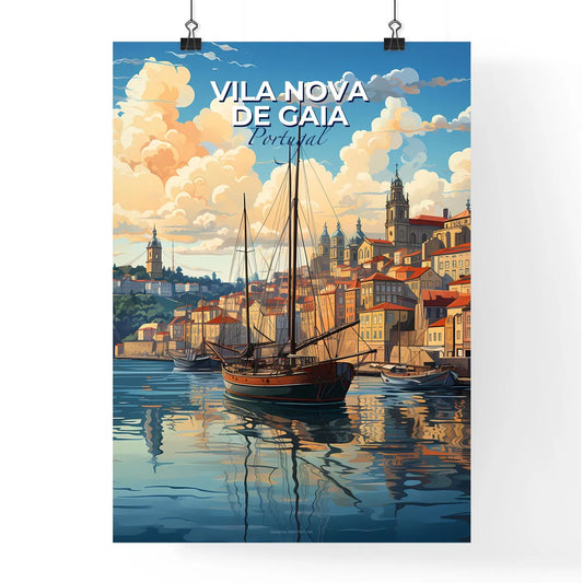 Vila Nova De Gaia, Portugal, A Poster of a sailboat on the water Default Title