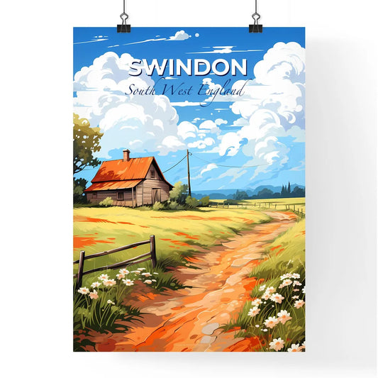 Swindon, South West England, A Poster of a house in a field Default Title