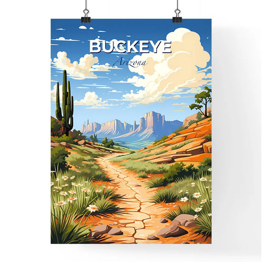 Buckeye, Arizona, A Poster of a dirt road through a desert Default Title