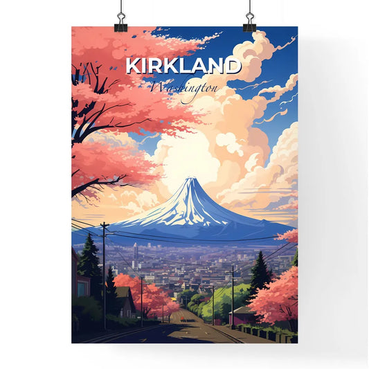 Kirkland, Washington, A Poster of a mountain in the distance Default Title