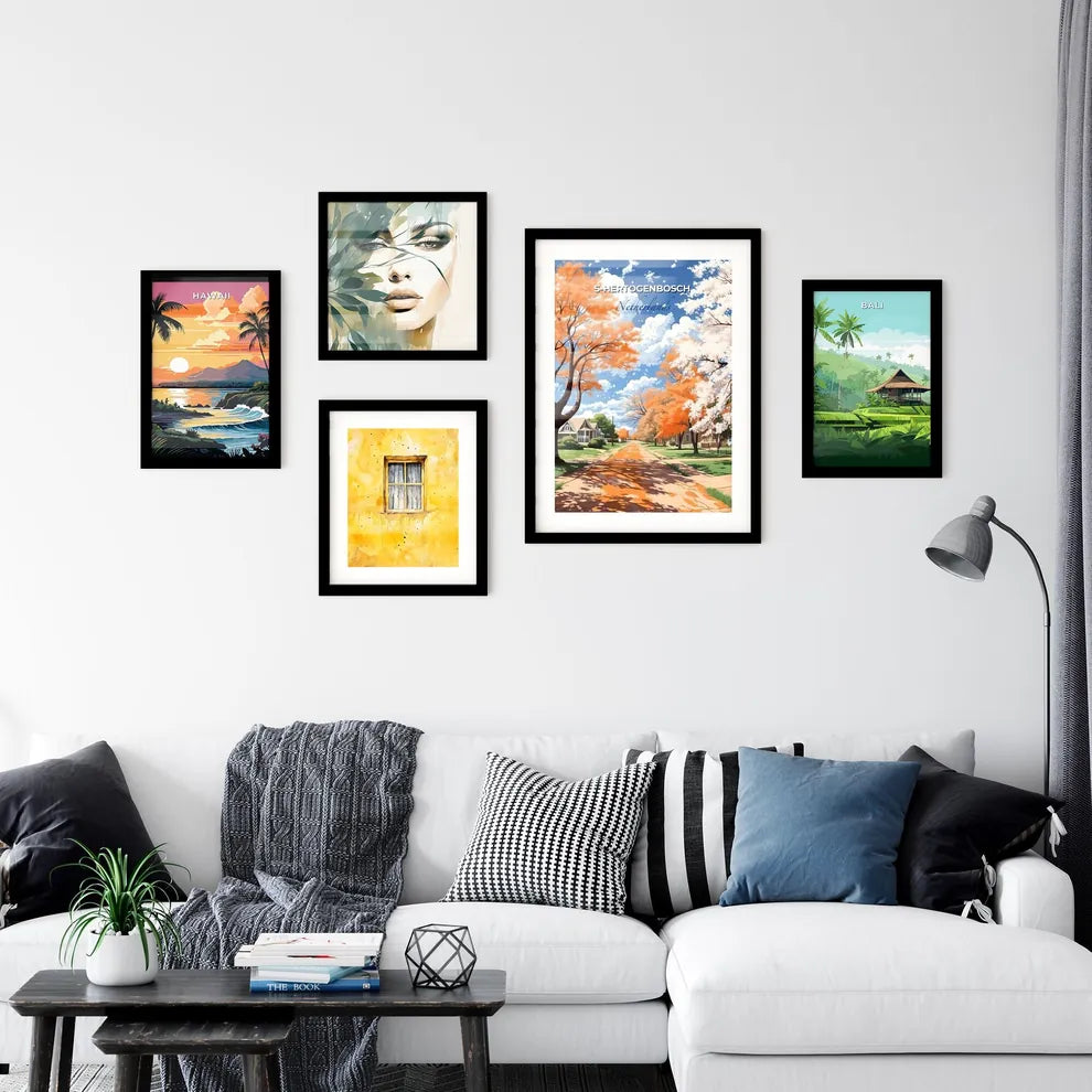 S-Hertogenbosch, Netherlands, A Poster of a lively and colourful cityscape Default Title