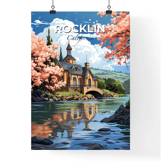 Rocklin, California, A Poster of a lively and colourful cityscape Default Title