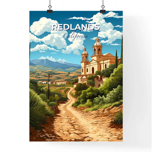 Redlands, California, A Poster of a dirt road leading to a building Default Title