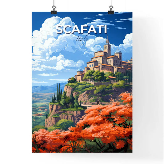 Scafati, Italy, A Poster of a castle on a hill Default Title