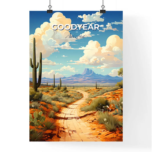 Goodyear, Arizona, A Poster of a dirt road through a desert Default Title