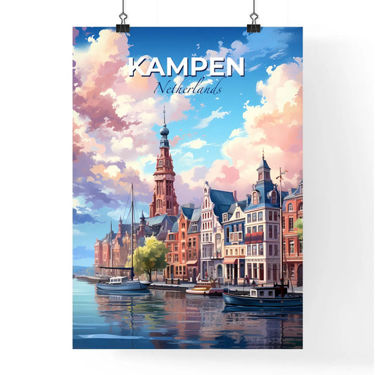 Kampen, Netherlands, A Poster of a water next to a city Default Title