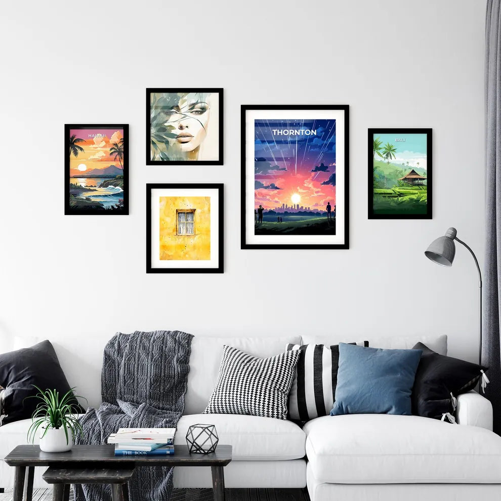 Thornton, Colorado, A Poster of a group of people standing in a field with a city in the background Default Title