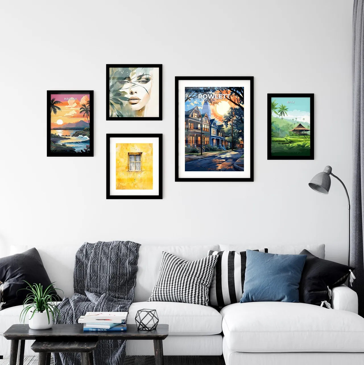 Rowlett, Texas, A Poster of a street with trees and houses in the background Default Title