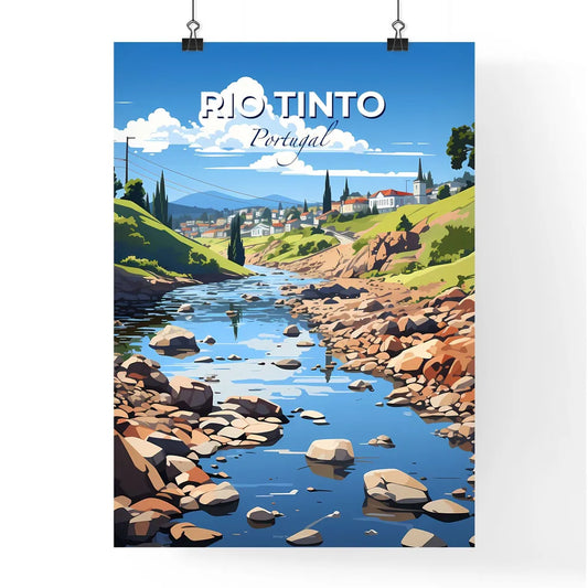 Rio Tinto, Portugal, A Poster of a river running through a valley Default Title