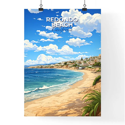 Redondo Beach, California, A Poster of a beach with buildings and a body of water Default Title