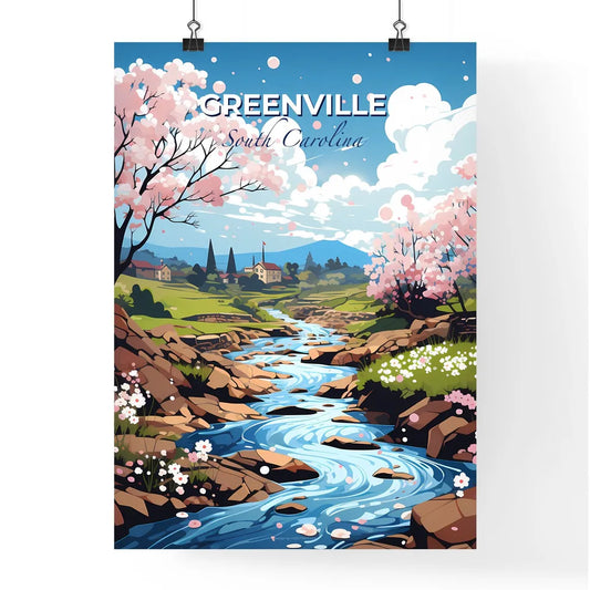 Greenville, South Carolina, A Poster of a river running through a valley Default Title