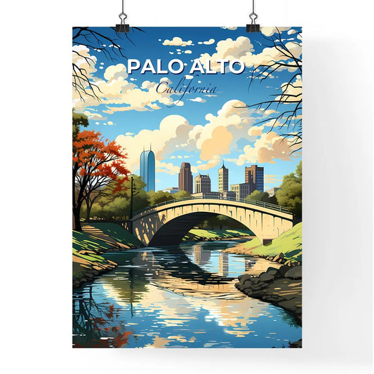 Palo Alto, California, A Poster of a bridge over a river Default Title